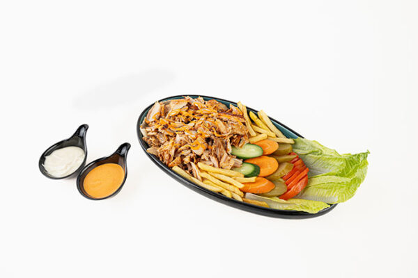 صحن شورما دجاج